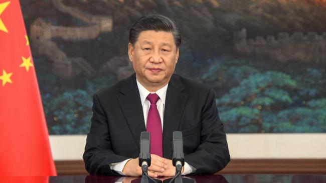 China's President Xi Jinping’s speech had many of the same themes as Hitler’s. Picture: AFP