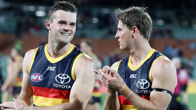 Brad Crouch has likely played his last game for Adelaide. Picture: Sarah Reed