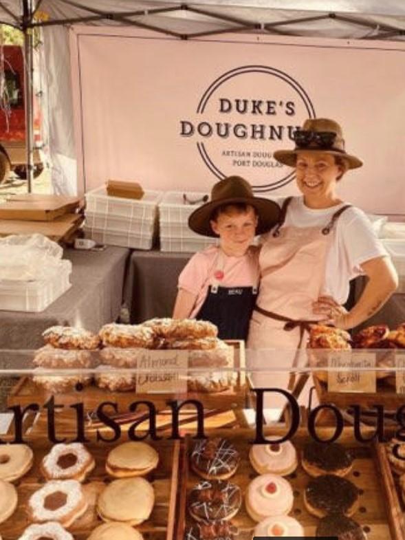 Duke’s Doughnuts will continue to sell their sweet treats at the Port Douglas markets despite opening a store in Mossman.