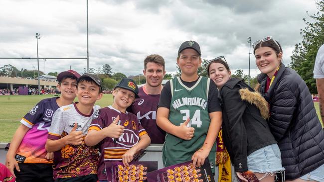 Brisbane Broncos training and fan day at Red Hill ahead of the Grand Final this weekend against Penrith.