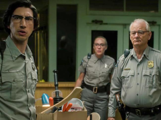 Adam Driver, Chloë Sevigny and Bill Murray in The Dead Don't Die. Picture: Supplied