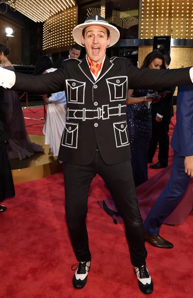 Wiggles member Sam Moran at the 58th annual TV Week Logie Awards. PICTURE: JASON EDWARDS