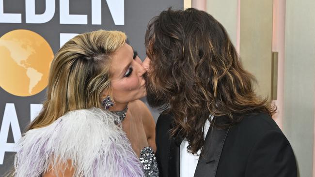 The loved-up couple have been married since 2019. Picture: Frederic J. Brown/AFP