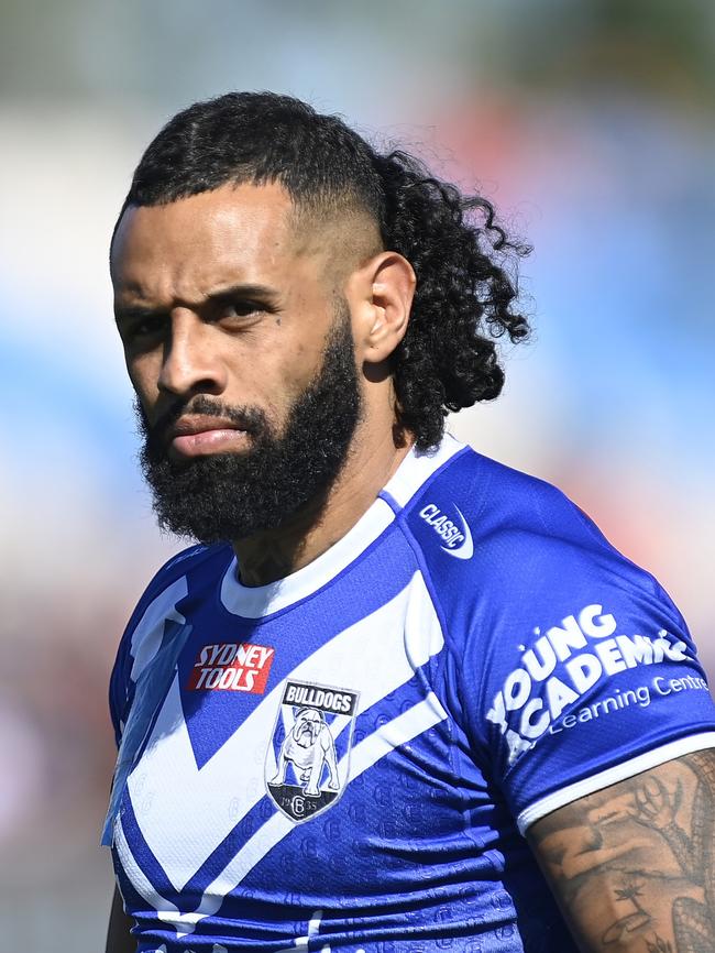 Josh Addo-Carr will be sent for an HIA test. Picture: Ian Hitchcock/Getty