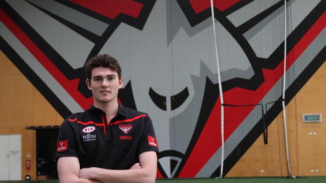 Former Adelaide cricketer turned Essendon rookie Luke Lavender. Picture: Supplied.