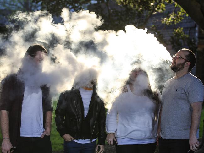 Under new laws, vapes are still available for purchase without a prescription from chemists, but cannot be ordered online. Picture: Dylan Robinson