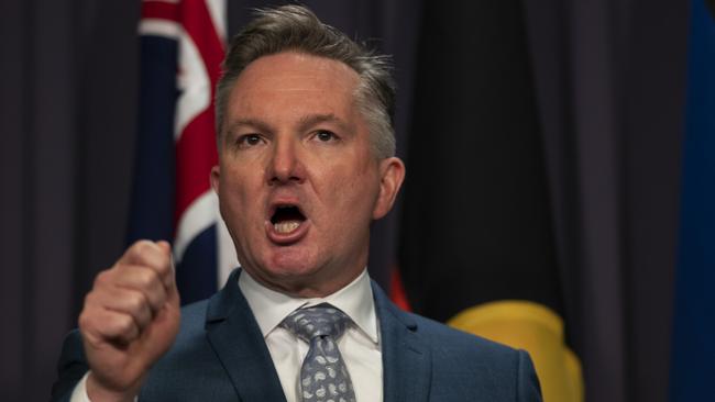 Climate Change and Energy Minister Chris Bowen. Picture: NCA NewsWire/Martin Ollman