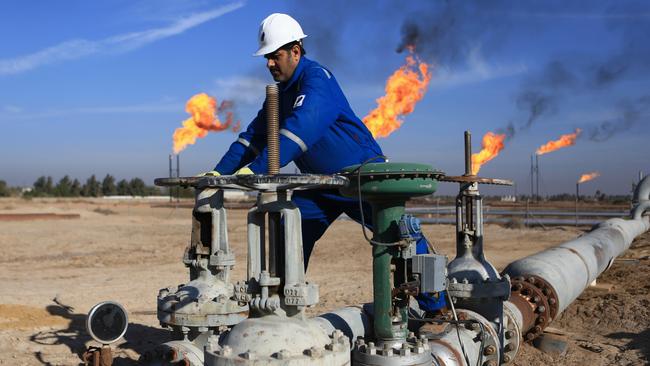 An Exxon oilfield in Iraq. Picture: AAP