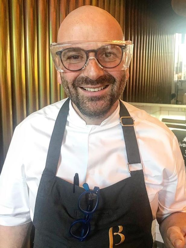 Calombaris has been able to see a lighter side to the horrible accident. Picture: Instagram/ @gcalombaris