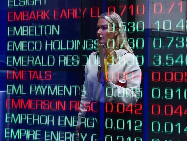 SYDNEY, AUSTRALIA -  Newswire Photos: JUNE 11 2024: A general view of the digital boards at the Australian Stock Exchange in the Sydney CBD ahead of the NSW Budget being handed down next week. Picture: NewsWire / Gaye Gerard