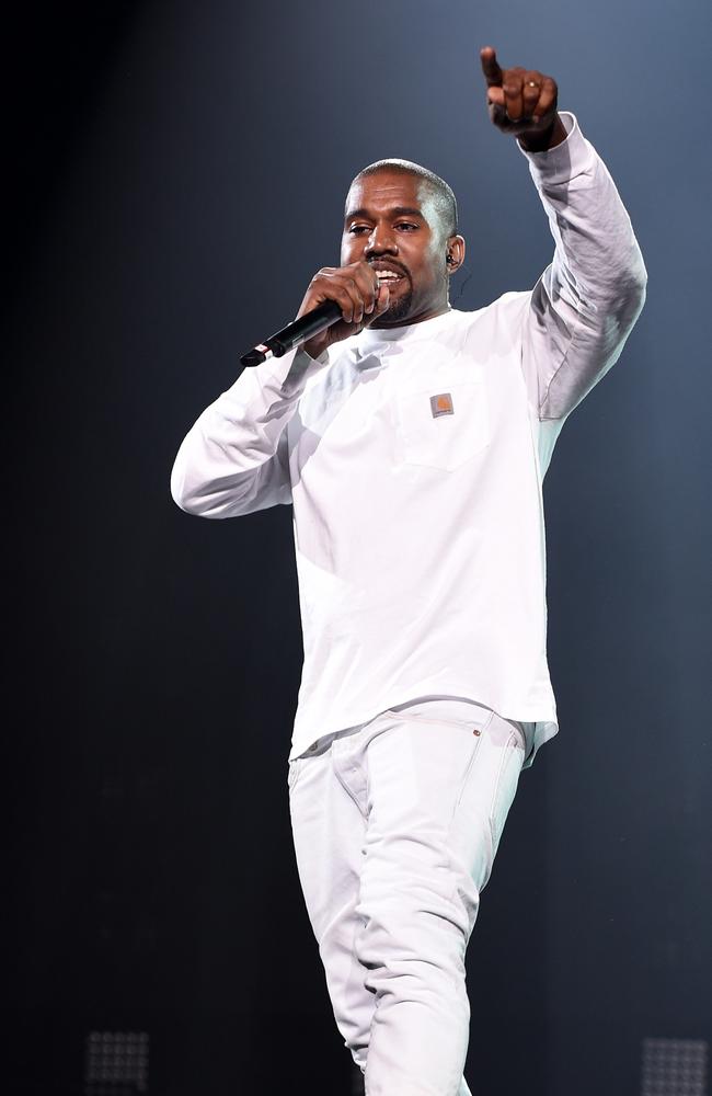 Kanye West is set to put on a show at Coachella. Picture: Dimitrios Kambouris/Getty Images for Live Nation