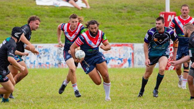 Tyronne Roberts-Davis is a key man for the Roosters. Picture: Nambucca Heads Roosters RLFC
