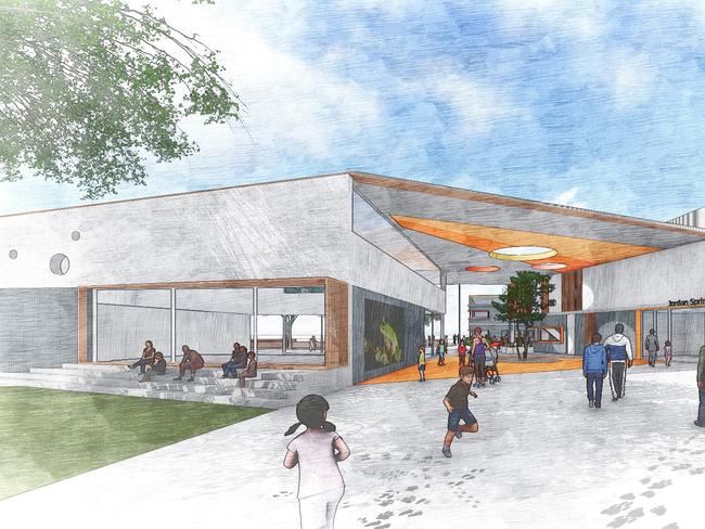 concept plan for Jordan Springs Public School.