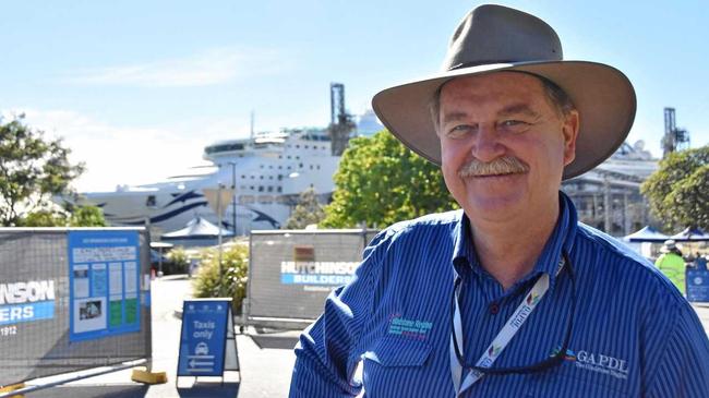 RESIGNING: Darryl Branthwaite at the Feast on East Markets coinciding with the Pacific Explorers arrival in Gladstone on June 4. Picture: Liana Walker