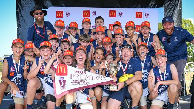 Tweed Coolangatta Blues won the Under 13 Mixed Div 3 grand final for SEQJ Gold Coast Northern Rivers. Picture: Supplied