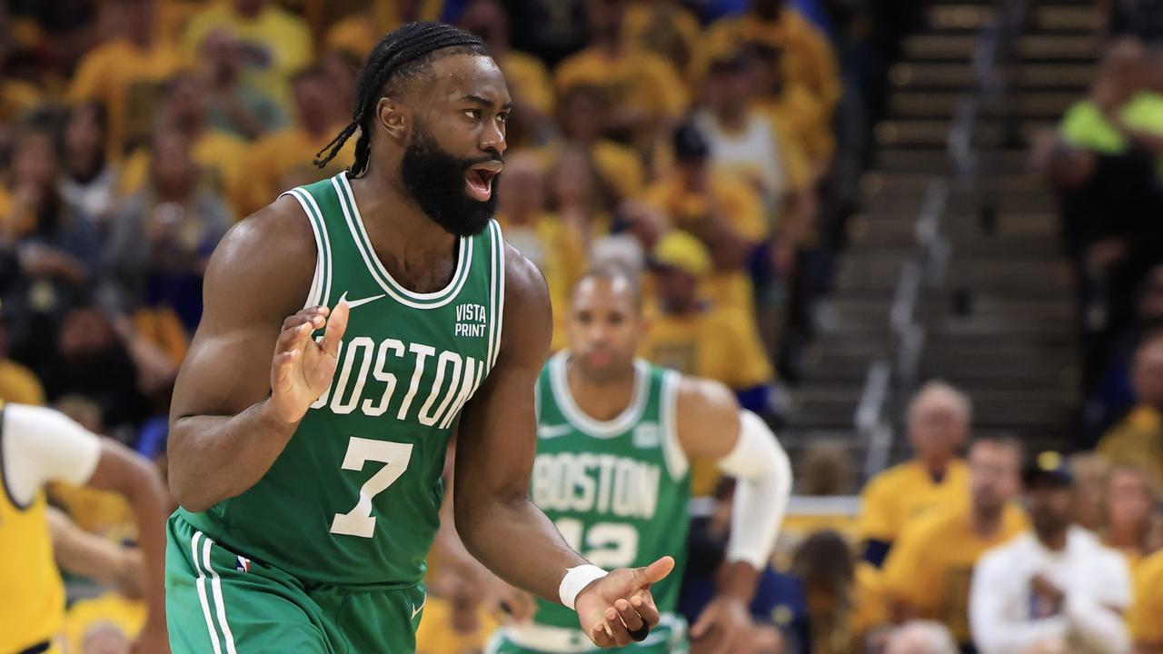 Jaylen Brown top scored for Boston in Game Four. (Photo by Justin Casterline/Getty Images)