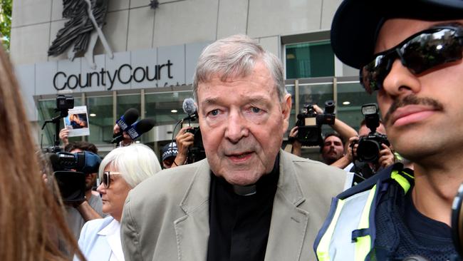 Institutions should apologise for how they treated George Pell, Andrew Bolt writes. Picture: David Geraghty.