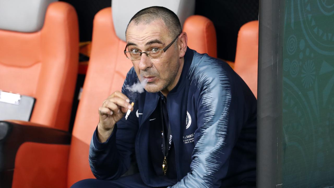 Chelsea head coach Maurizio Sarri has dropped a hint he wants to return to Italy