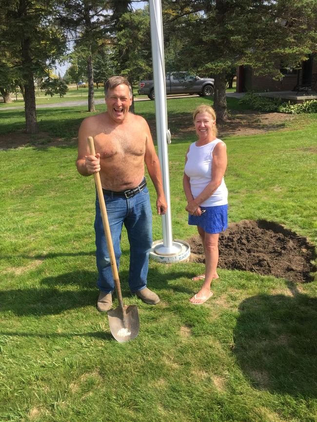 Mark and Debbie DeBusschere in Macomb County, Michigan. Picture: Cameron Stewart