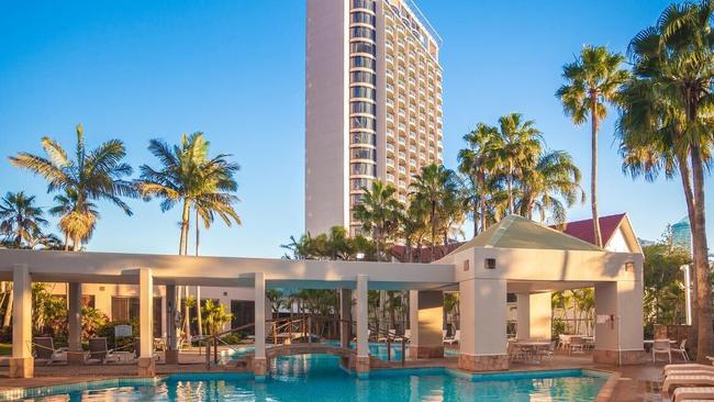 Bill and Mario Gravanis have amassed more than 30 hotel assets including now the Crowne Plaza and Gold Tower in Surfers Paradise.