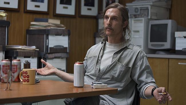 Matthew McConaughey is Rust Cohle in <i>True Detective</i>.