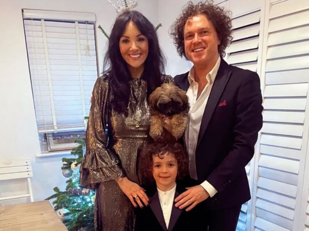 Martine with Jack and their son Rafferty. Credit: Instagram