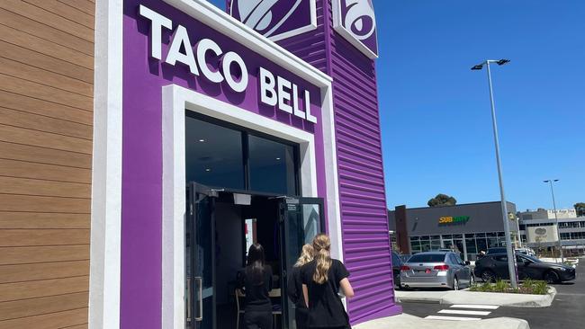 The new Taco Bell Chirnside Park.