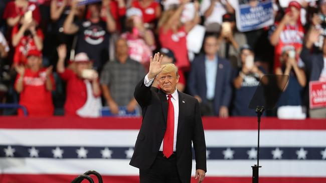 Trump has worked hard to swing momentum towards Republicans. Picture: Getty Images