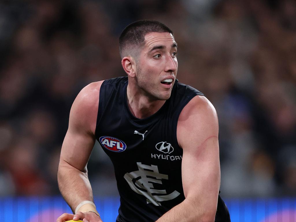 Jacob Weitering has re-signed with Carlton on a long-term deal. Picture: Mark Stewart