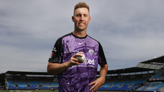 Billy Stanlake is heading into his second season at the Hobart Hurricanes Picture: Nikki Davis-Jones