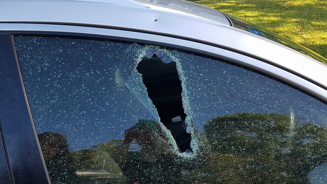 A Bourke man who was on parole slingshot sockets damaging car windows parked at the local PCYC. ​