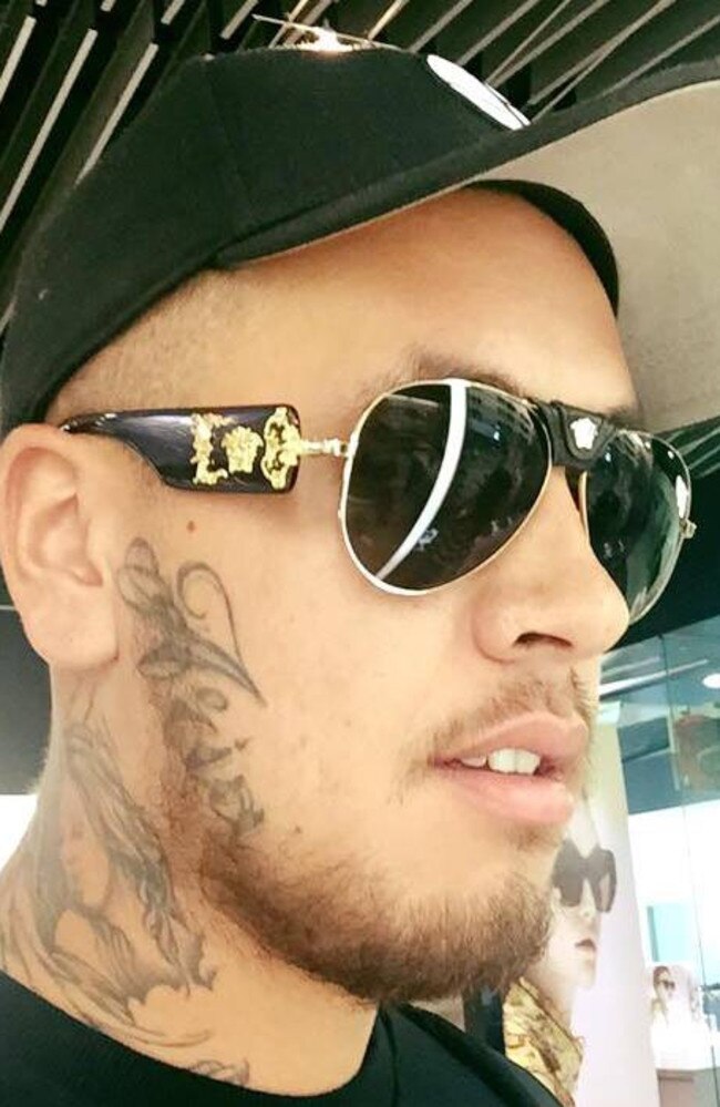 Former Bandido bikie Lionel Patea laughed and joked with his brother before pleading guilty to murder. Photo: Facebook