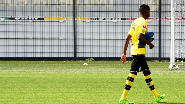 Dortmund's French midfielder Ousmane Dembele.