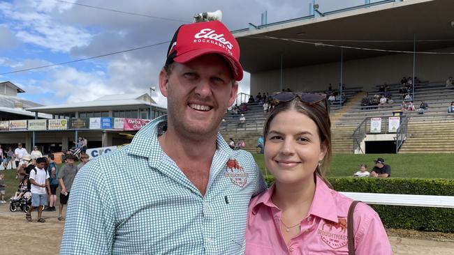 L-R: Dean Blanckensee and Emily Richmond at the Gympie Show 2025.