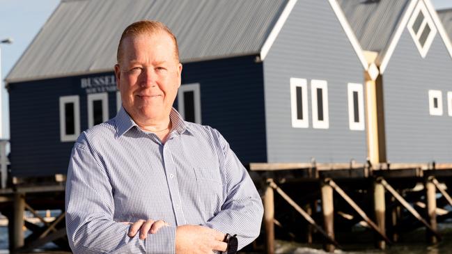 Ex-MP Brian Greig in Busselton in Western Australia. Picture: Sarah Hewer