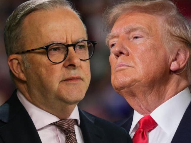 Anthony Albanese and Donald Trump.