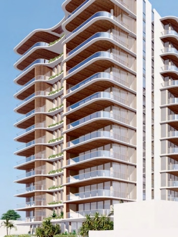 Fourteen level tower planned for Jefferson Lane at Palm Beach causing a community protest.