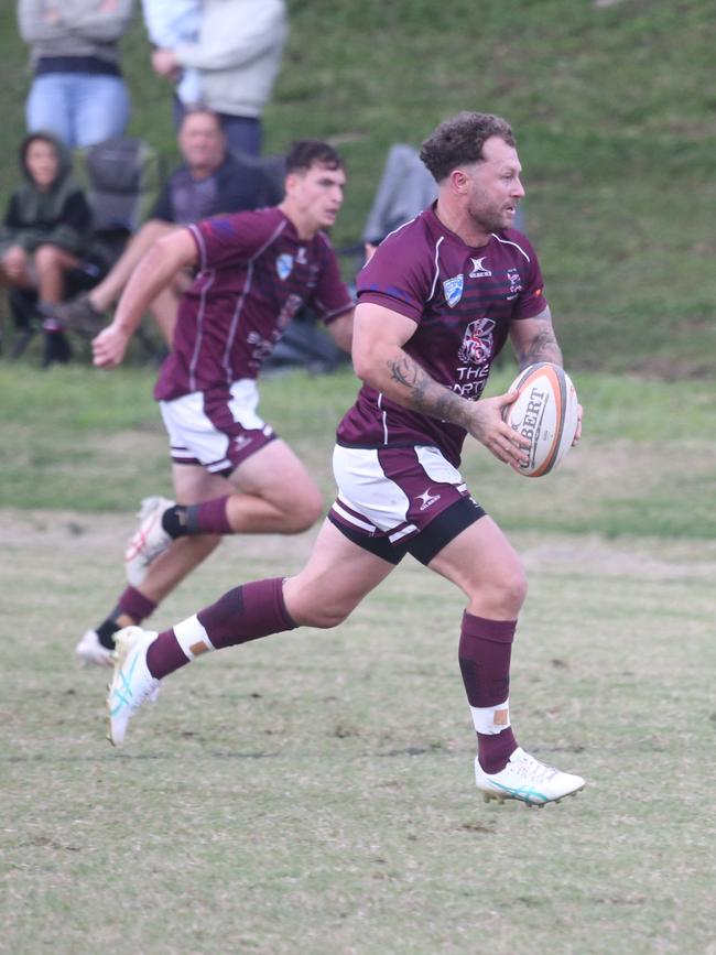 GCDRU 1st grade round 7 - Nerang Bulls vs. Helensvale Hogs. 25 May 2024 Nerang Picture by Richard Gosling