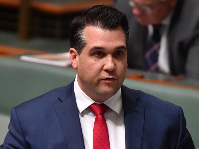 Assistant Treasurer Michael Sukkar during Question Time the House of Representatives at Parliament House in Canberra, Wednesday, May 13, 2020. (AAP Image/Mick Tsikas) NO ARCHIVING