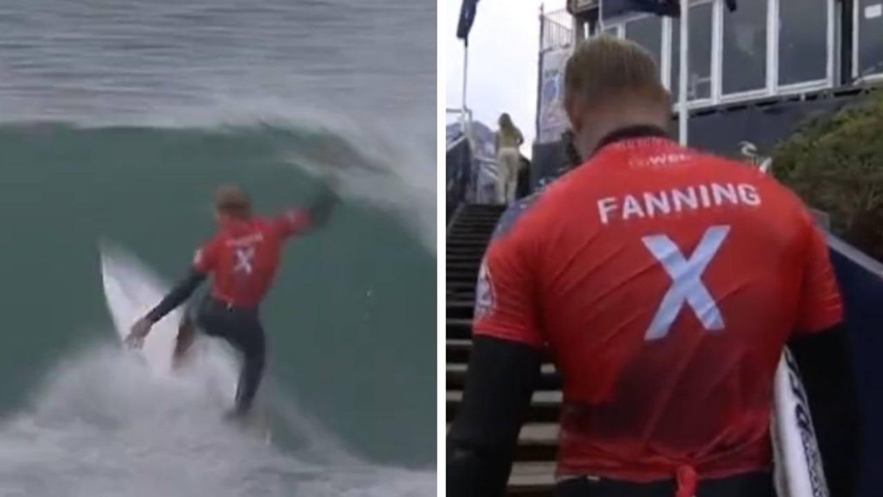 Mick Fanning has been eliminated.