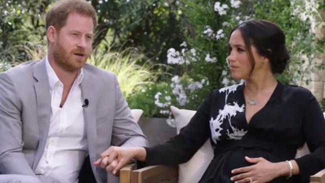 The Harry and Meghan show dipped into serious subjects but there was a surreal element too.