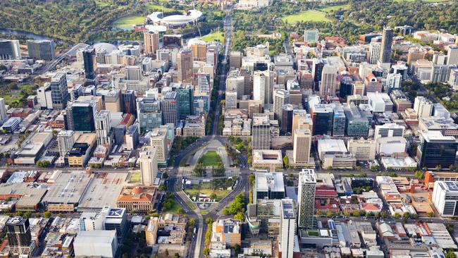 Preliminary data has shown foot traffic has plummeted across the Adelaide CBD because of the Omicron variant. Picture: Metric.com.au