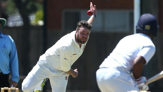 Justin Shield saved his club with the bat. Picture: Hamish Blair