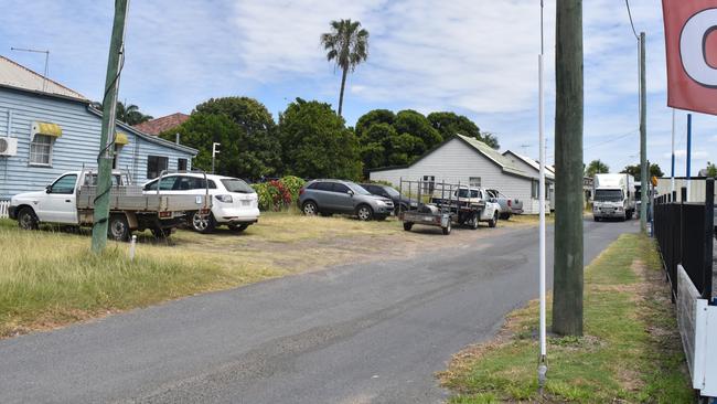 The development application also proposes to combine the two lots with the land on the corner of Derby Street and the houses on Denison Lane.