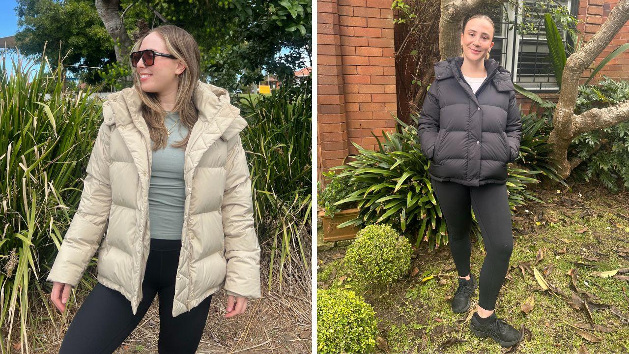 We put lululemon's Wunder Puff range to the test. Picture: news.com.au/Marina Tatas, Philippa Tonkin.