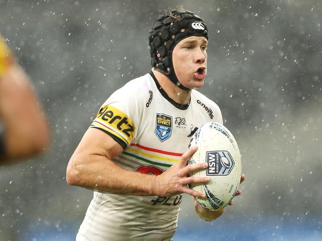 Matt Burton was all class for the Panthers against the Mounties. Picture: Mark Kolbe/Getty Images