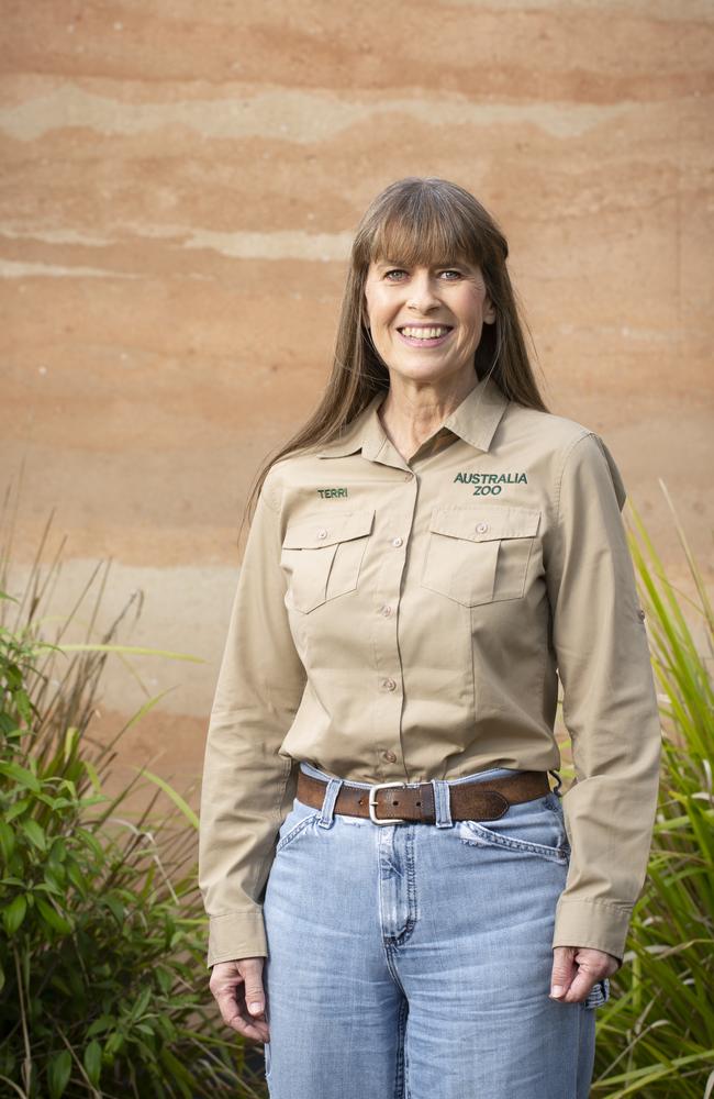 Terri Irwin said she’s proud of what her children Bindi and Robert have achieved. Picture: Russell Shakespeare