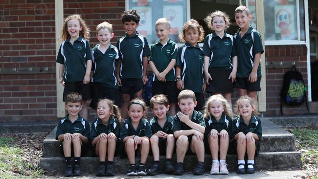 KL outside the classrooms. Picture: Sue Graham