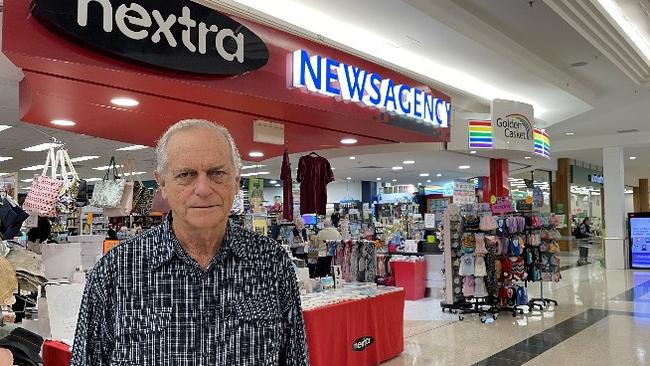 Newsagent Ray Fanning has been selling lucky lottery tickets for 20 years. Picture: Judith Kerr