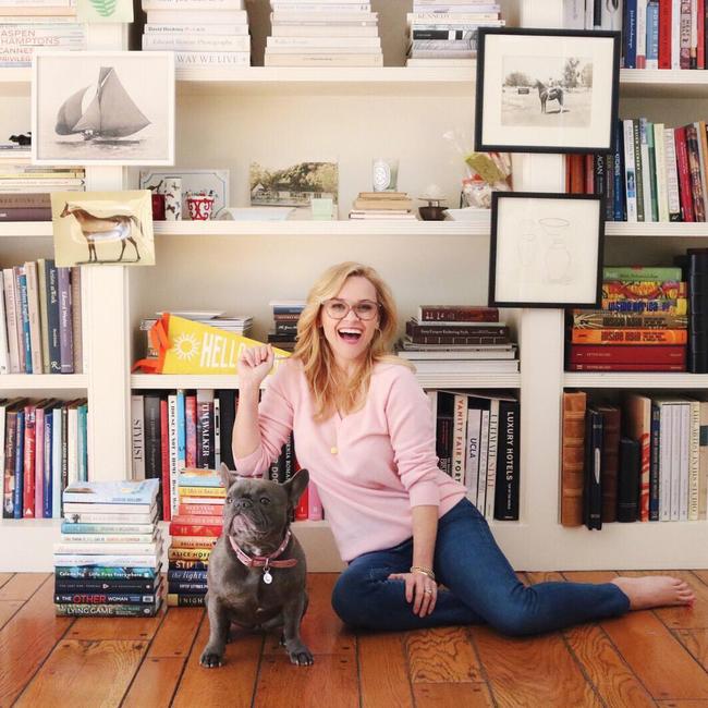 Would you be friends with this avid reader? … Reese Witherspoon, who says on Instagram, ‘From the minute I could read, I’ve always had my nose in a book’.